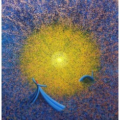 Khusro Subzwari, 42 x 46 Inch, Acrylics on Canvas, Figurative Painting, AC-KS-258